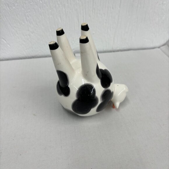 Small Ceramic Pottery Cow Mini Succulent Air Plant Pot Planter Farmhouse Kitsch - Picture 9 of 9